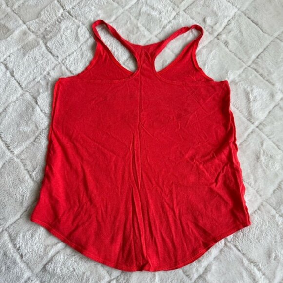 Vans | Red Racerback with Black Floral Daisy Logo | Size Extra Small - Picture 2 of 9